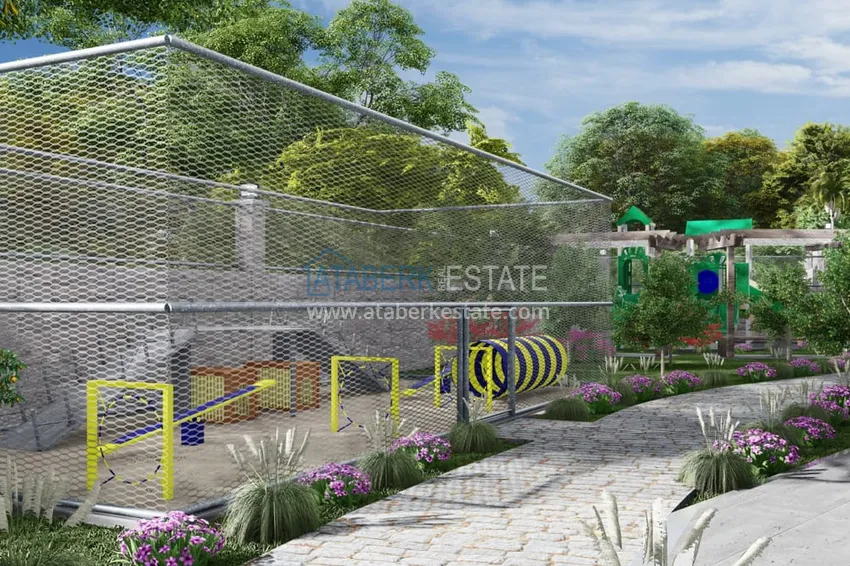 Nowy projekt osiedla mieszkaniowego z koncepcją PETS LOVER w dzielnicy Demirtas 15 