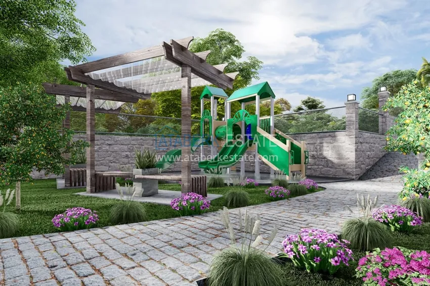 Nowy projekt osiedla mieszkaniowego z koncepcją PETS LOVER w dzielnicy Demirtas 16 