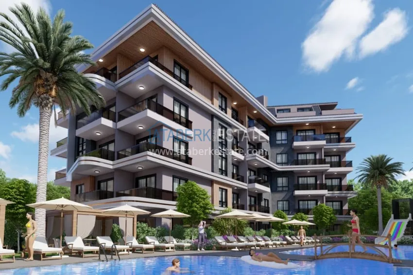 🔥 Nasz projekt! Niedrogie nieruchomości inwestycyjne bez pośredników w budowie w Oba, Alanya 14 