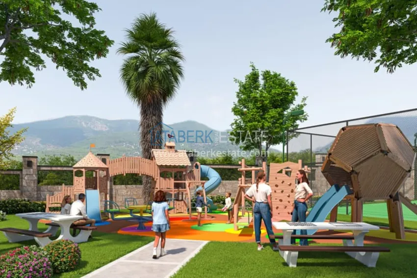 Nowoczesny rodzinny kompleks mieszkalny z luksusową infrastrukturą w budowie — Alanya, Oba 13 