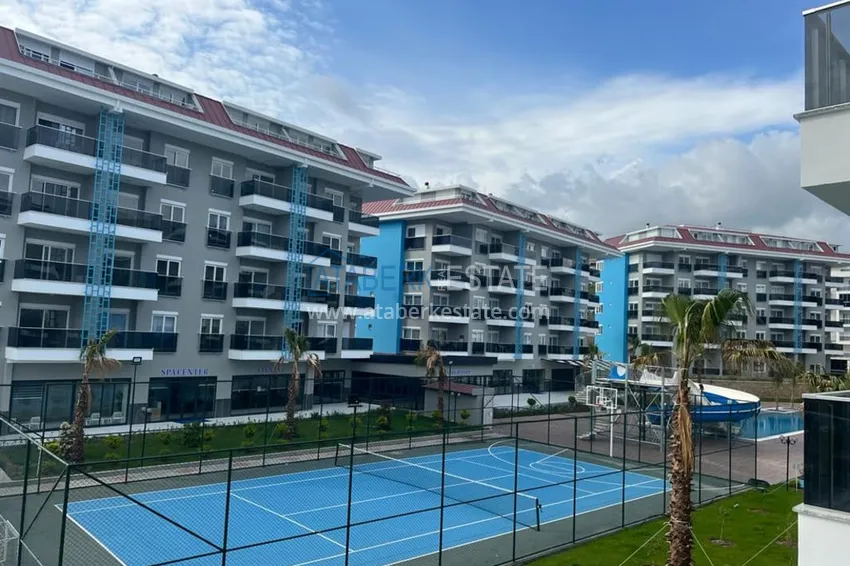 Kupuj  Jednopokojowe mieszkanie do wynajęcia w kompleksie z bogatą infrastrukturą i prywatną plażą — Alanya, dzielnica Kestel F11 13 