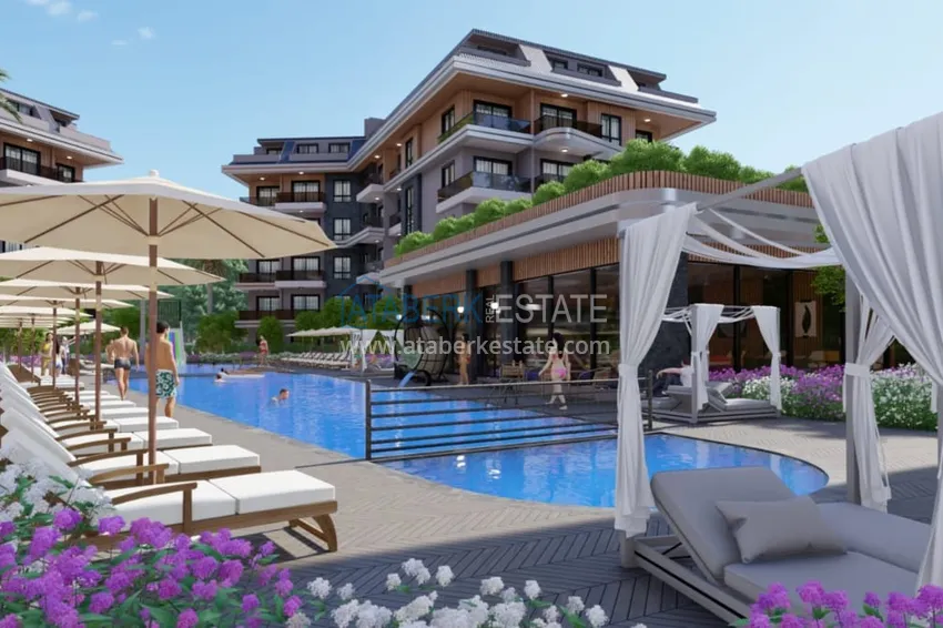 🔥 Nasz projekt! Niedrogie nieruchomości inwestycyjne bez pośredników w budowie w Oba, Alanya 15 
