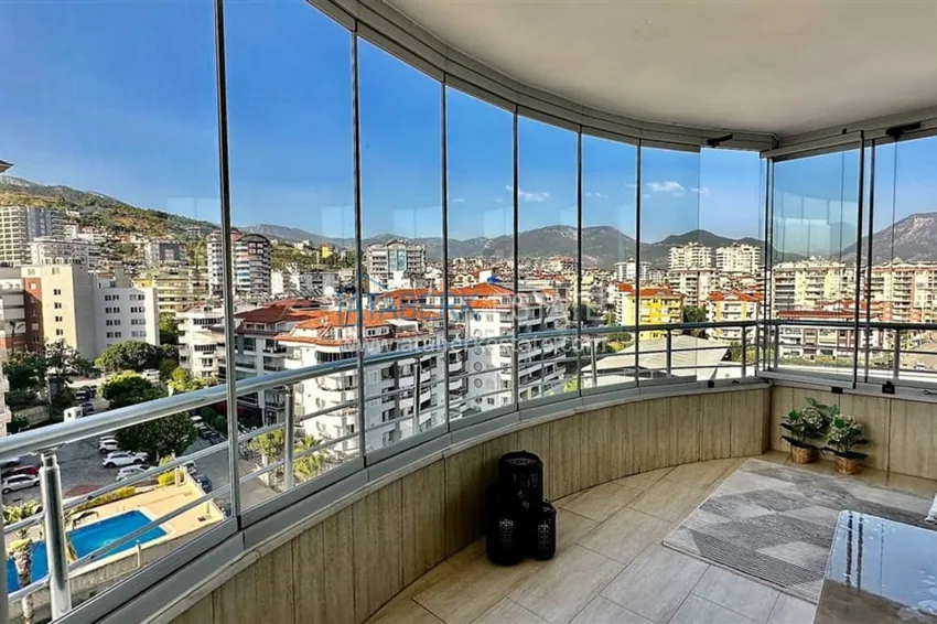 Kupuj  Apartament 2+1 z meblami i przeszklonym balkonem w dzielnicy Alanya - Cikcilli  12 