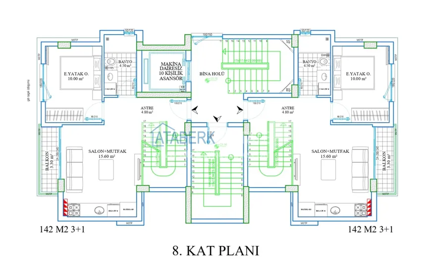 Kupuj taniej Kompleks w budowie w centrum Antalyi to dzielnica Muratpasa, Yildiz. Projekt renowacji 1 