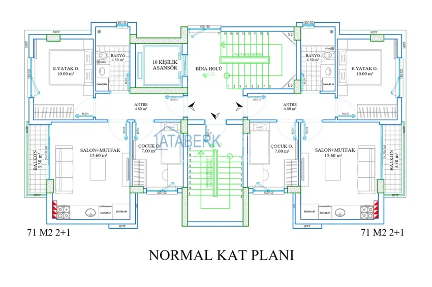 Kupuj taniej Kompleks w budowie w centrum Antalyi to dzielnica Muratpasa, Yildiz. Projekt renowacji 4 