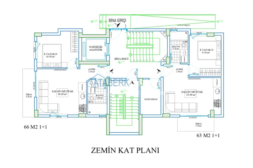 Kupuj taniej Kompleks w budowie w centrum Antalyi to dzielnica Muratpasa, Yildiz. Projekt renowacji 6 
