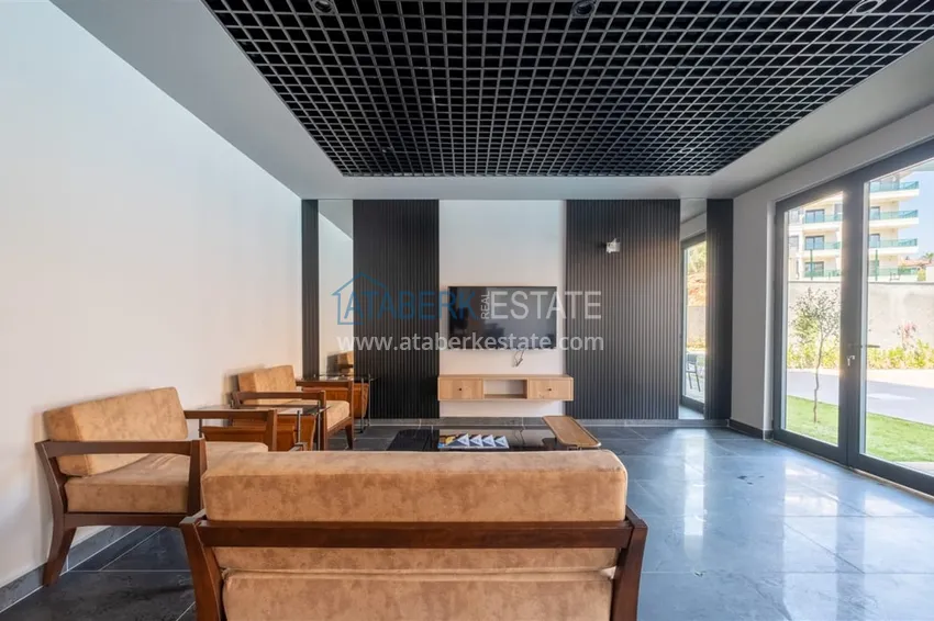 Apartament 1+1 umeblowany w kompleksie z infrastrukturą, dzielnica Oba, Alanya 12