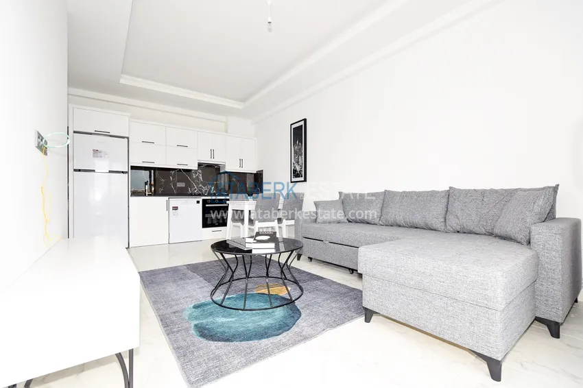 Kupuj  Apartament 1+1 w Alanyi, dzielnica Oba - z nowymi meblami i widokiem na góry  3 