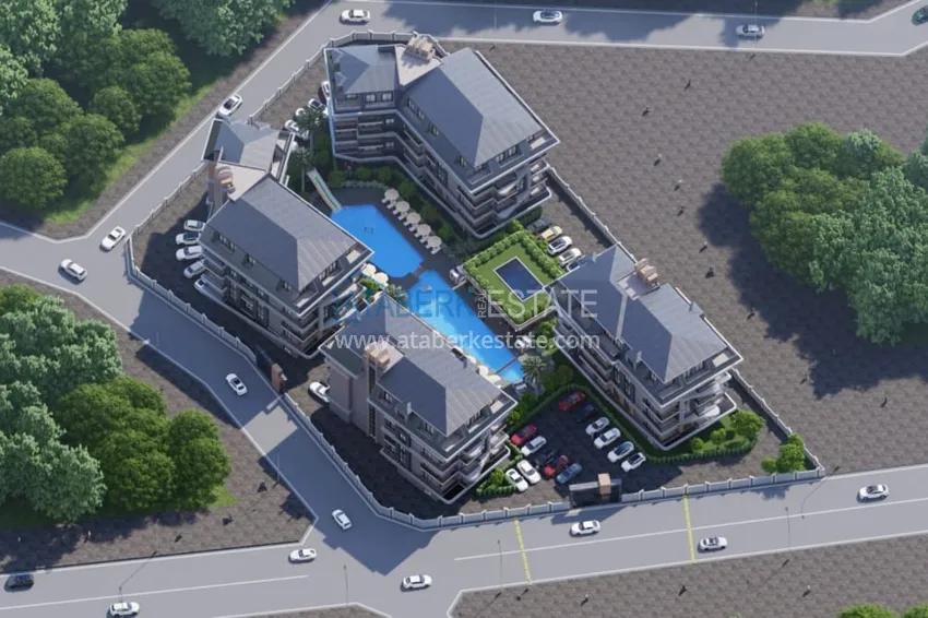 🔥 Nasz projekt! Niedrogie nieruchomości inwestycyjne bez pośredników w budowie w Oba, Alanya 3 