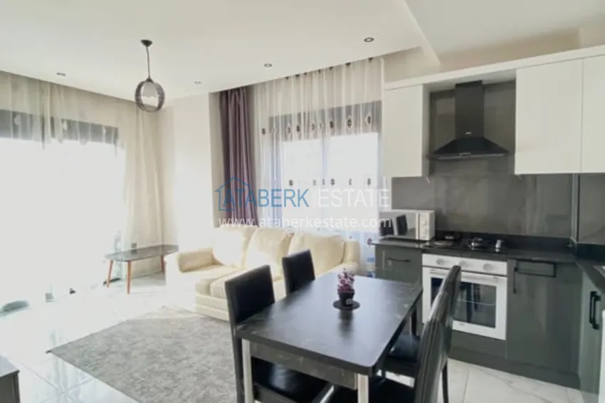 Kupuj Apartament 1+1 umeblowany w kompleksie z infrastrukturą, dzielnica Oba, Alanya 2