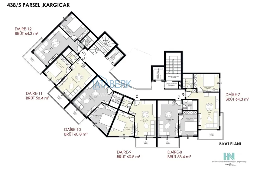Kupuj taniej Apartamenty nad morzem od dewelopera — drugi nadmorski, Kargicak, Alanya 3 