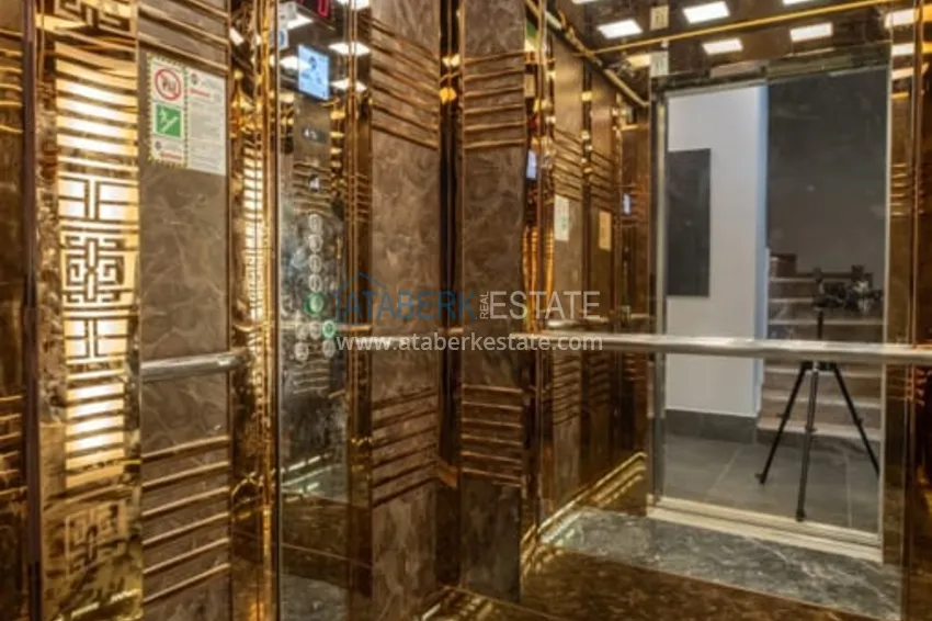 Apartament 1+1 umeblowany w kompleksie z infrastrukturą, dzielnica Oba, Alanya 17