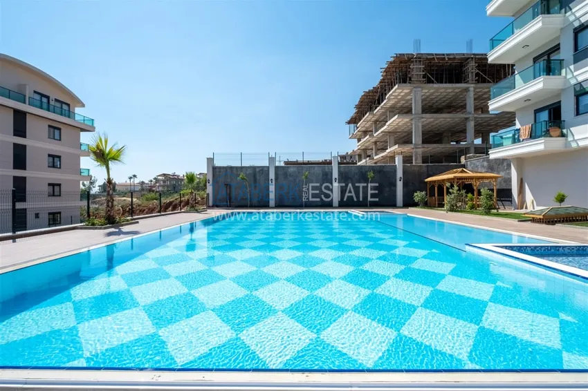 Apartament 1+1 umeblowany w kompleksie z infrastrukturą, dzielnica Oba, Alanya 3
