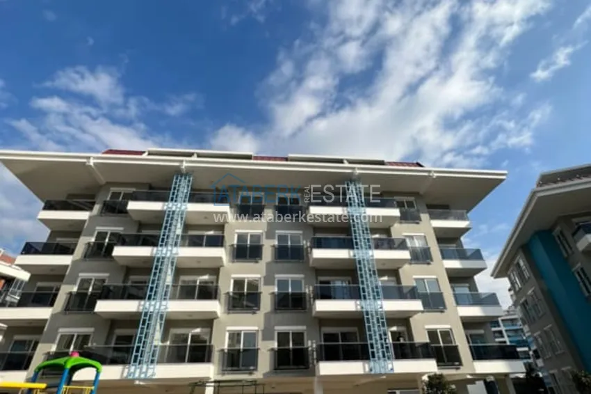 2+1 duplex do wynajęcia w Kestel w ultra-luksusowym kompleksie z prywatną plażą D34 3 