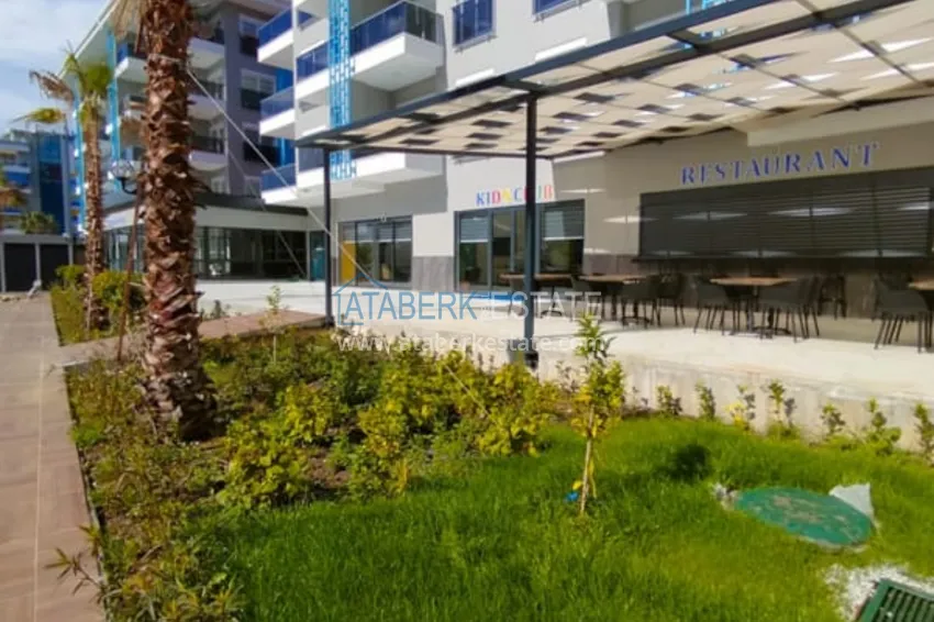 2+1 duplex do wynajęcia w Kestel w ultra-luksusowym kompleksie z prywatną plażą D34 8 