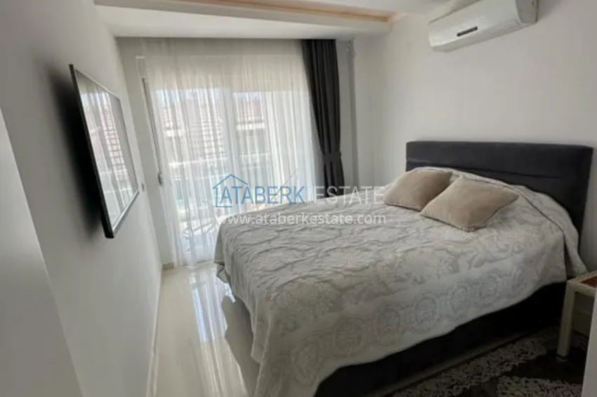 Kupuj  Penthouse 1+1 do wynajęcia w centrum Alanyi w ekskluzywnym kompleksie mieszkalnym  6 