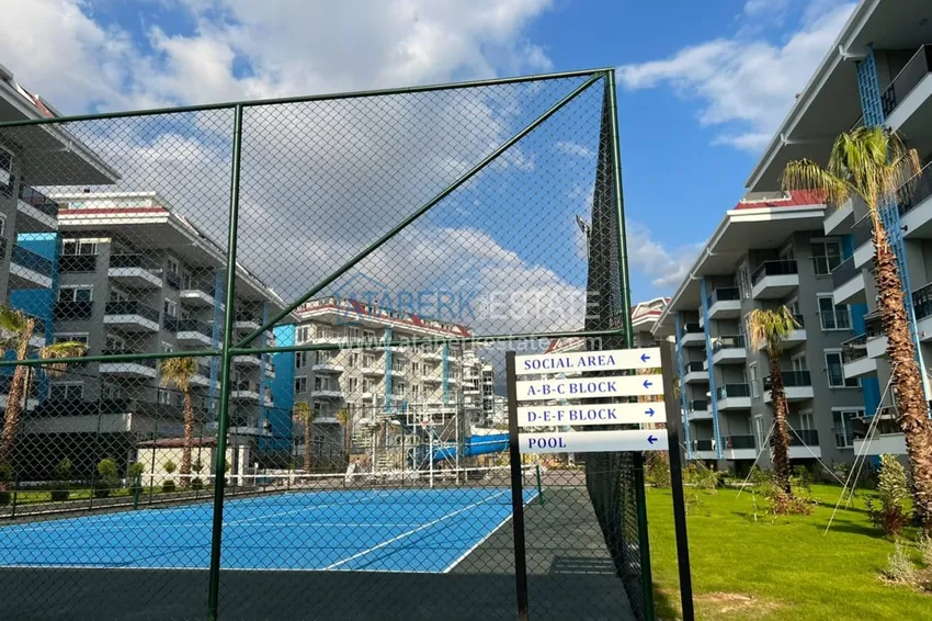 2+1 duplex do wynajęcia w Kestel w ultra-luksusowym kompleksie z prywatną plażą D34 9 