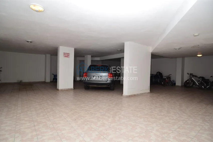 Apartament 2+1 z meblami i przeszklonym balkonem w dzielnicy Alanya - Cikcilli  7 