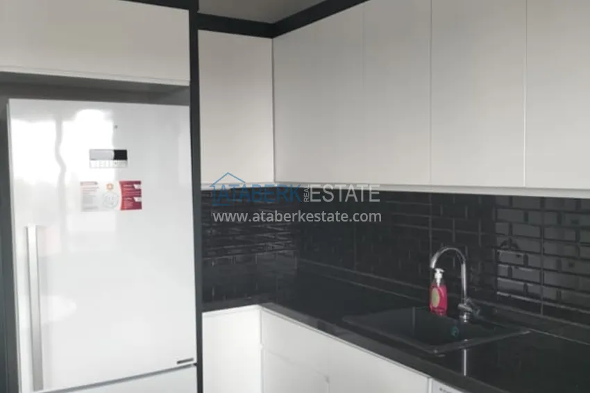 Kupuj  Dwupoziomowy penthouse 2+1 częściowo umeblowany z widokiem na morze, dzielnica Oba - Alanya. Nadaje się do zezwolenia na pobyt! 8 