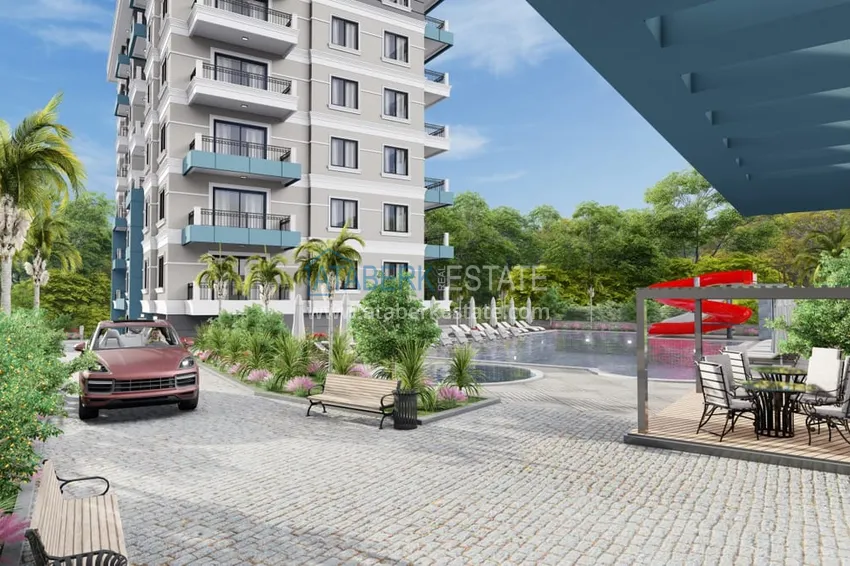 Nowy projekt osiedla mieszkaniowego z koncepcją PETS LOVER w dzielnicy Demirtas 9 