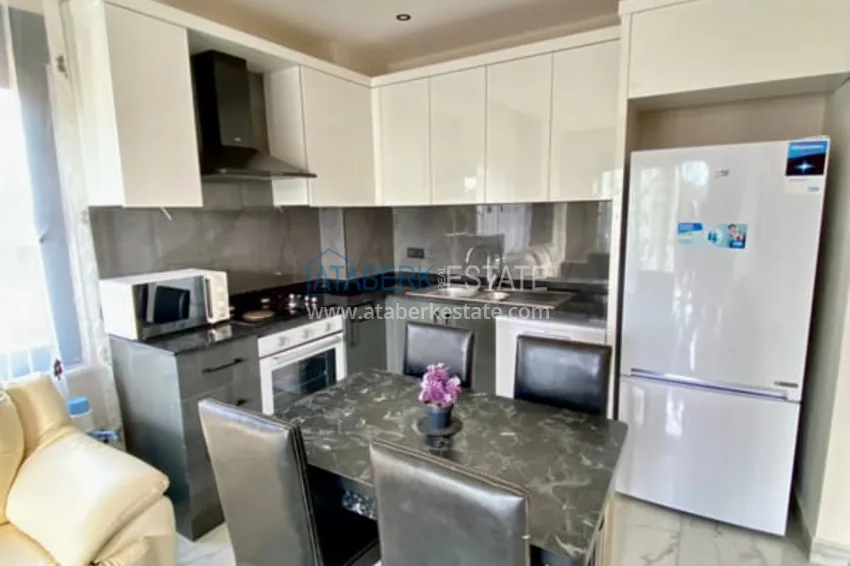 Kupuj Apartament 1+1 umeblowany w kompleksie z infrastrukturą, dzielnica Oba, Alanya 9