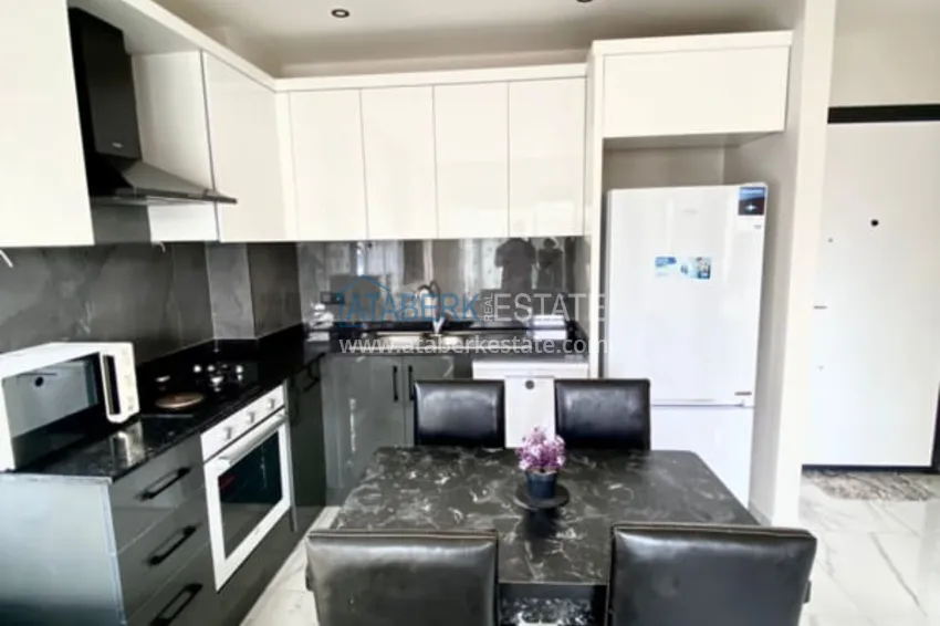 Kupuj Apartament 1+1 umeblowany w kompleksie z infrastrukturą, dzielnica Oba, Alanya 10