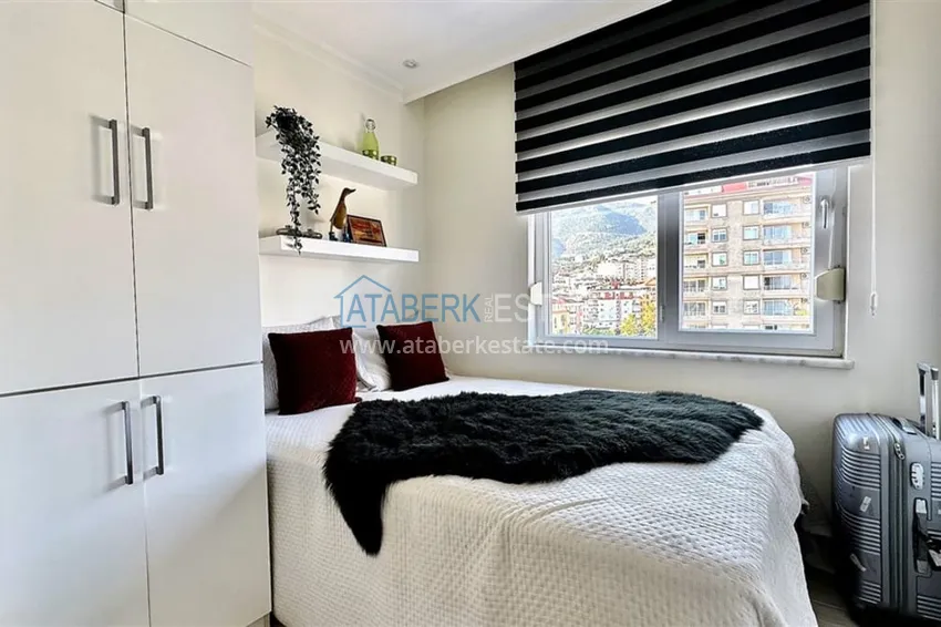Kupuj  Apartament 2+1 z meblami i przeszklonym balkonem w dzielnicy Alanya - Cikcilli  7 