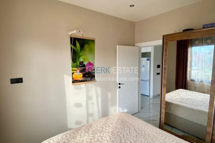 Kupuj Apartament 1+1 umeblowany w kompleksie z infrastrukturą, dzielnica Oba, Alanya 12