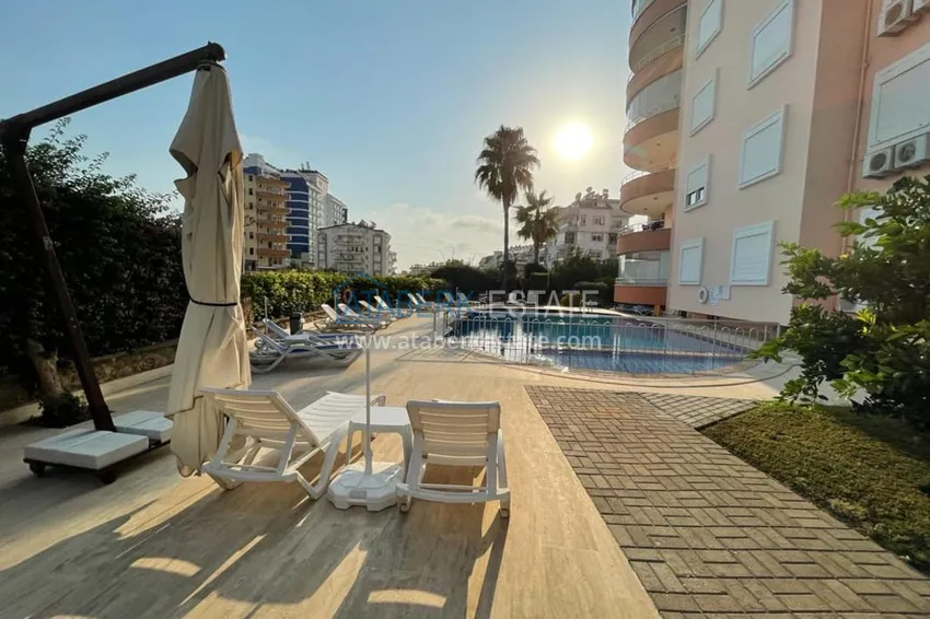 Apartament 2+1 z meblami i widokiem na góry zaledwie 350 metrów od morza, dzielnica Tosmur — Alanya 6 