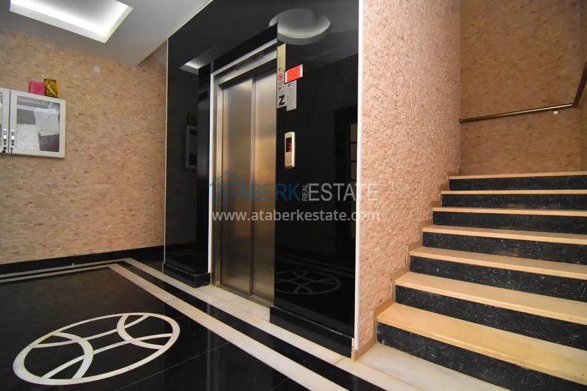 Umeblowany penthouse z widokiem w kompleksie przy głównej ulicy dzielnicy Mahmutlar 10 
