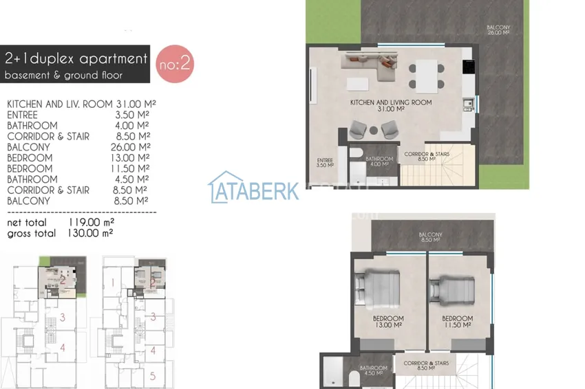 Kupuj taniej Apartamenty i penthousy z widokiem na morze w nowym kompleksie na pierwszej linii brzegowej 1 