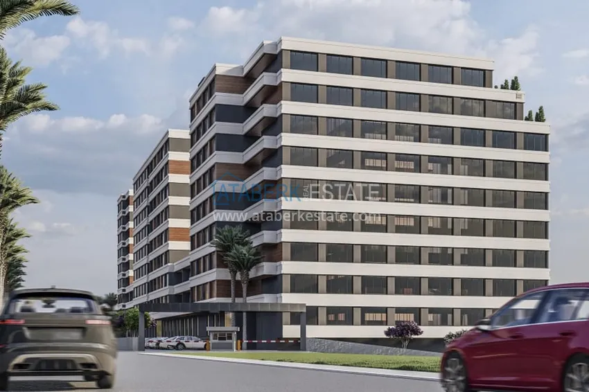 Nowy, komfortowy kompleks mieszkaniowy w budowie w dzielnicy Tomuk-Mersin 6