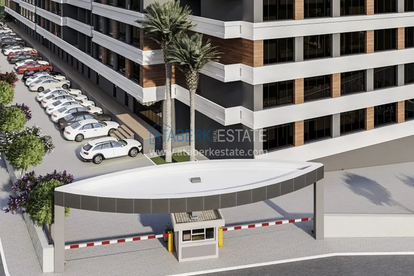 Nowy, komfortowy kompleks mieszkaniowy w budowie w dzielnicy Tomuk-Mersin 8