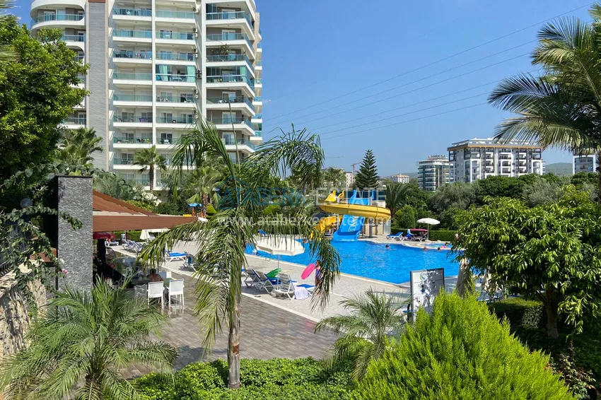 Trzypokojowy apartament pod klucz z widokiem na morze w Avsallar, Alanya  1 