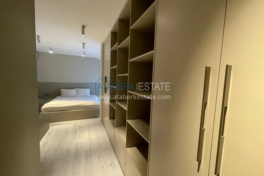 Kupuj  Duplex 2+1 z meblami i widokiem na góry w młodym nowoczesnym kompleksie, dzielnica Oba — Alanya 10 