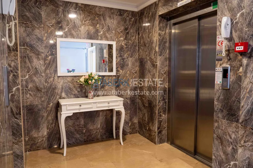 Jednopokojowy umeblowany apartament 100 metrów od morza - dzielnica Mahmutlar, Alanya 11 