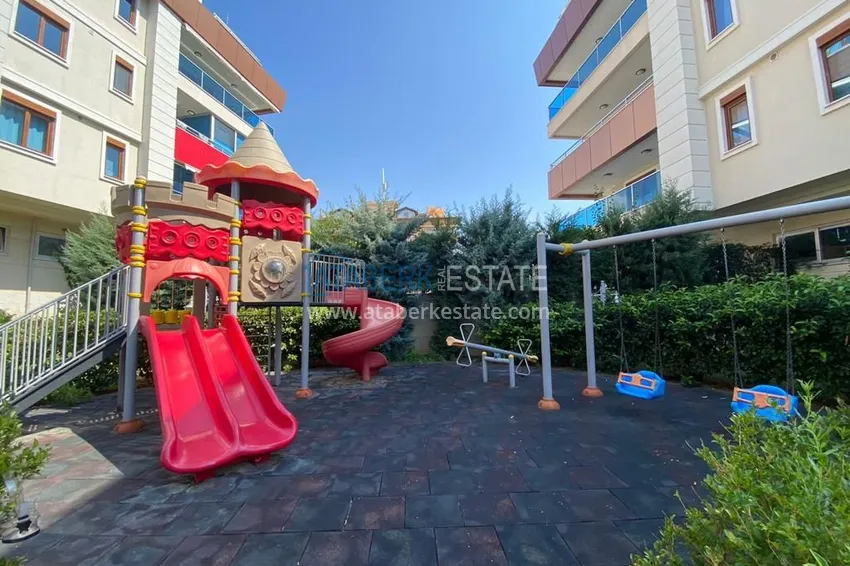 Umeblowany apartament 2+1 z przeszklonym balkonem w prestiżowym kompleksie - Oba, Alanya 9 