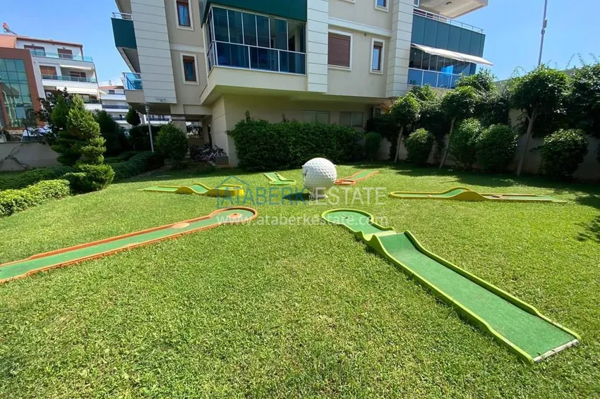 Umeblowany apartament 2+1 z przeszklonym balkonem w prestiżowym kompleksie - Oba, Alanya 10 