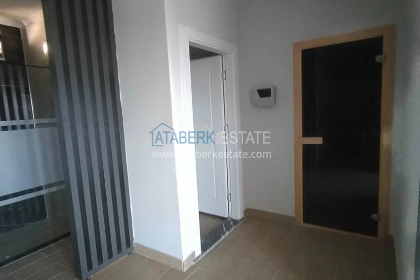Apartament 1+1 z meblami i widokiem na góry w nowoczesnym kompleksie butikowym, dzielnica Oba — Alanya 14 