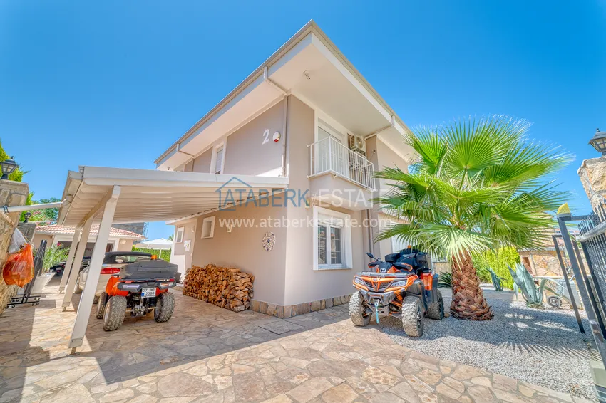 Wolnostojący dwupiętrowy domek pod klucz w dzielnicy Avsallar, Alanya 13 