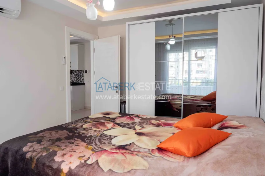 Kupuj  Jednopokojowy umeblowany apartament 100 metrów od morza - dzielnica Mahmutlar, Alanya 13 