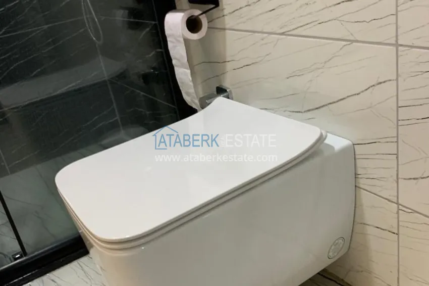 Kupuj  Apartament 1+1 z meblami i widokiem na góry w nowoczesnym kompleksie butikowym, dzielnica Oba — Alanya 13 