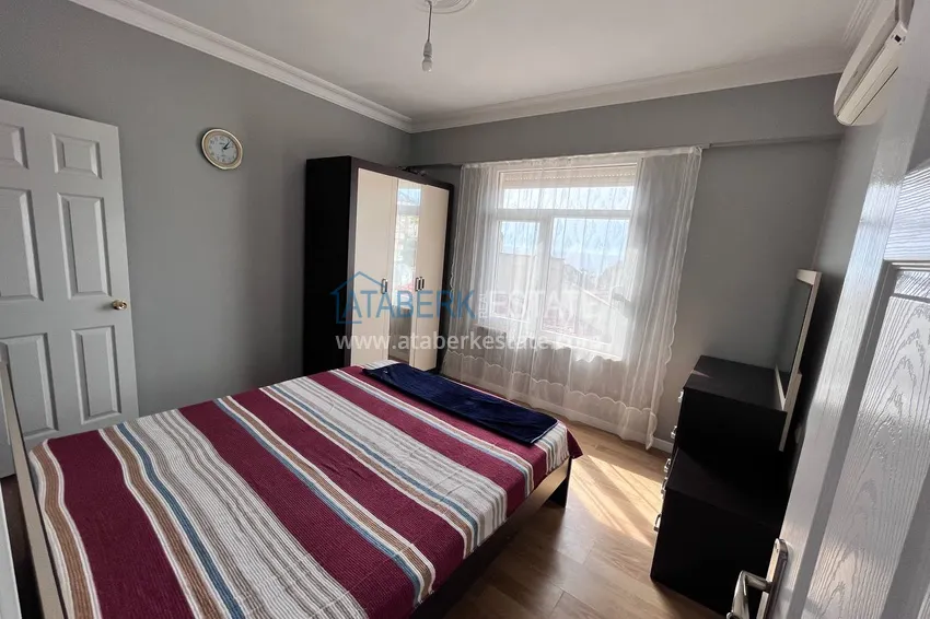 Kupuj  Czterokondygnacyjna kamienica 3+2 z meblami i widokiem na morze — Alanya, Kestel 14 