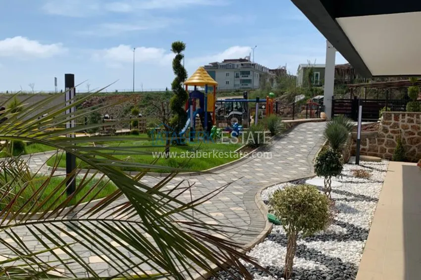 Kupuj  Apartament 1+1 z meblami i widokiem na góry w nowoczesnym kompleksie butikowym, dzielnica Oba — Alanya 14 