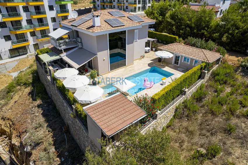 Wolnostojący dwupiętrowy domek pod klucz w dzielnicy Avsallar, Alanya 17 