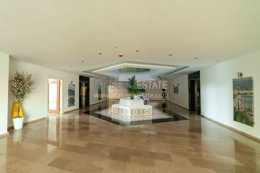 Trzypokojowy apartament pod klucz z widokiem na morze w Avsallar, Alanya  18 