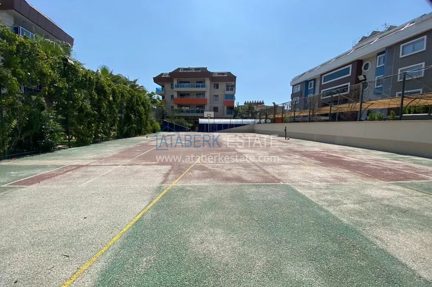 Umeblowany apartament 2+1 z przeszklonym balkonem w prestiżowym kompleksie - Oba, Alanya 15 