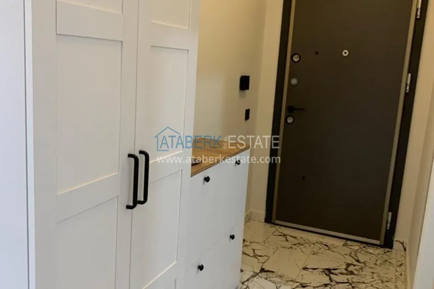 Kupuj  Apartament 1+1 z meblami i widokiem na góry w nowoczesnym kompleksie butikowym, dzielnica Oba — Alanya 1 