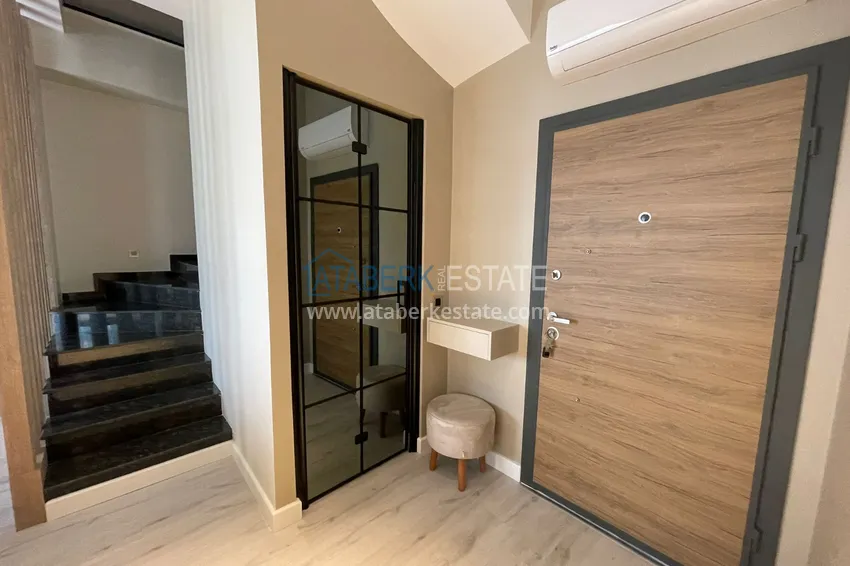 Kupuj  Duplex 2+1 z meblami i widokiem na góry w młodym nowoczesnym kompleksie, dzielnica Oba — Alanya 1 
