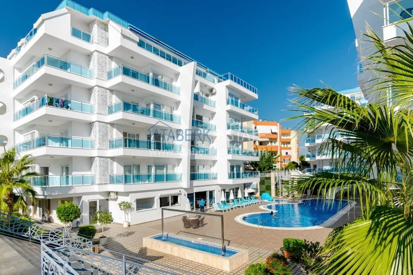 Umeblowane mieszkanie z jedną sypialnią do wynajęcia w Avsallar, Alanya  1 